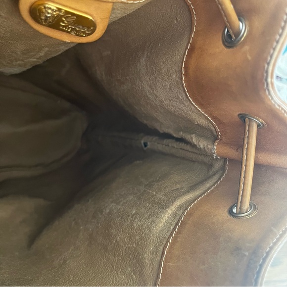 Rehab Bag Vintage Gucci Micro GG Supreme Sherry Line Bucket Bag - Picture 10 of 15